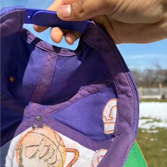 Vintage 90s Drew Pearson Dunk Twill Phoenix Suns NBA Graffiti Hat Cap Snapback - Picture 12 of 13